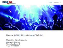Tablet Screenshot of music-live.at